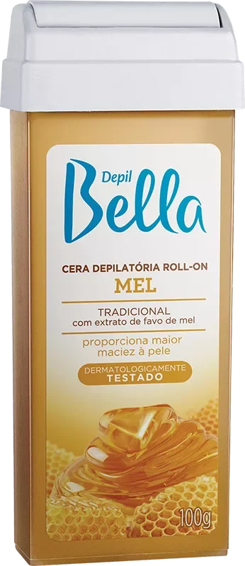 CERA DEPILATÓRIA DEPIL BELLA 0100G ROLLON MEL