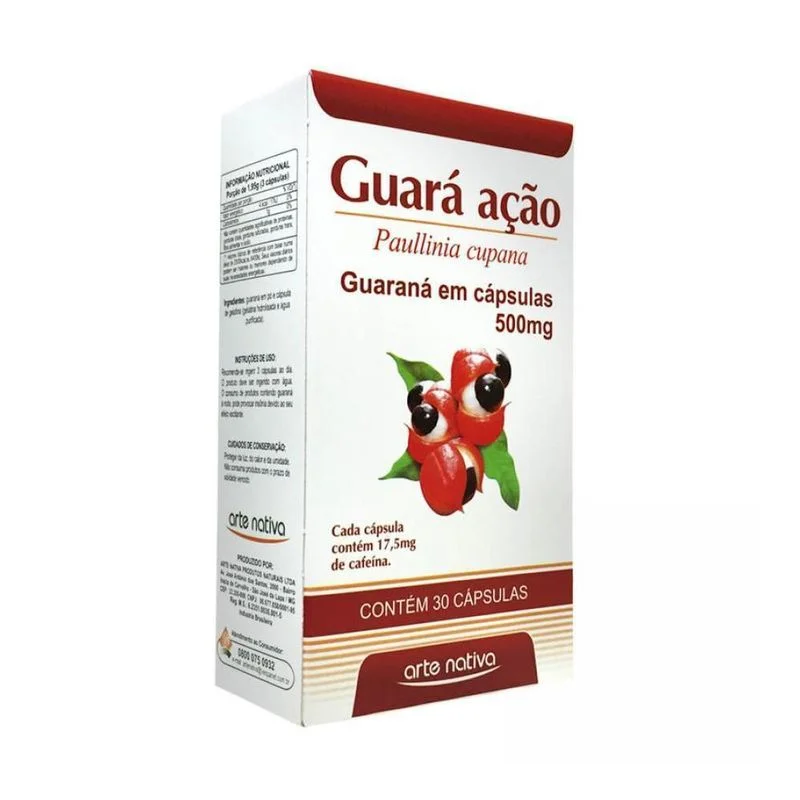 Guara Ação 500mg com 30 Cápsulas
