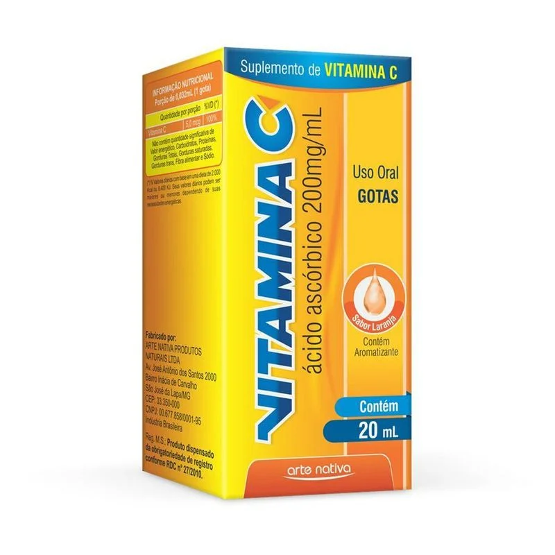 Suplemento de Vitamina C Arte Nativa 20ml