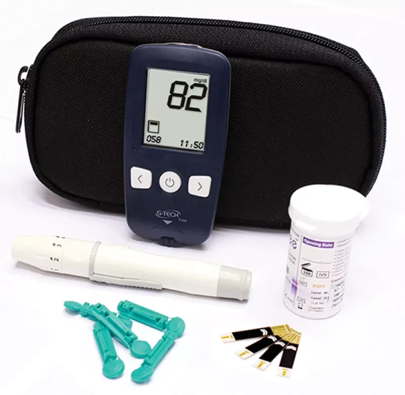 KIT MEDIDOR DE GLICOSE G-TECH FREE