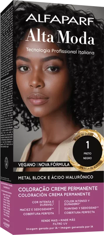 COLORAÇÃO ALTAMODA KIT 01.0 PRETO