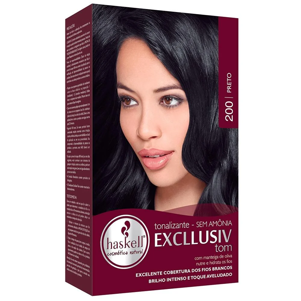 Tonalizante Haskell Nº 200 Preto com 1 Unidade
