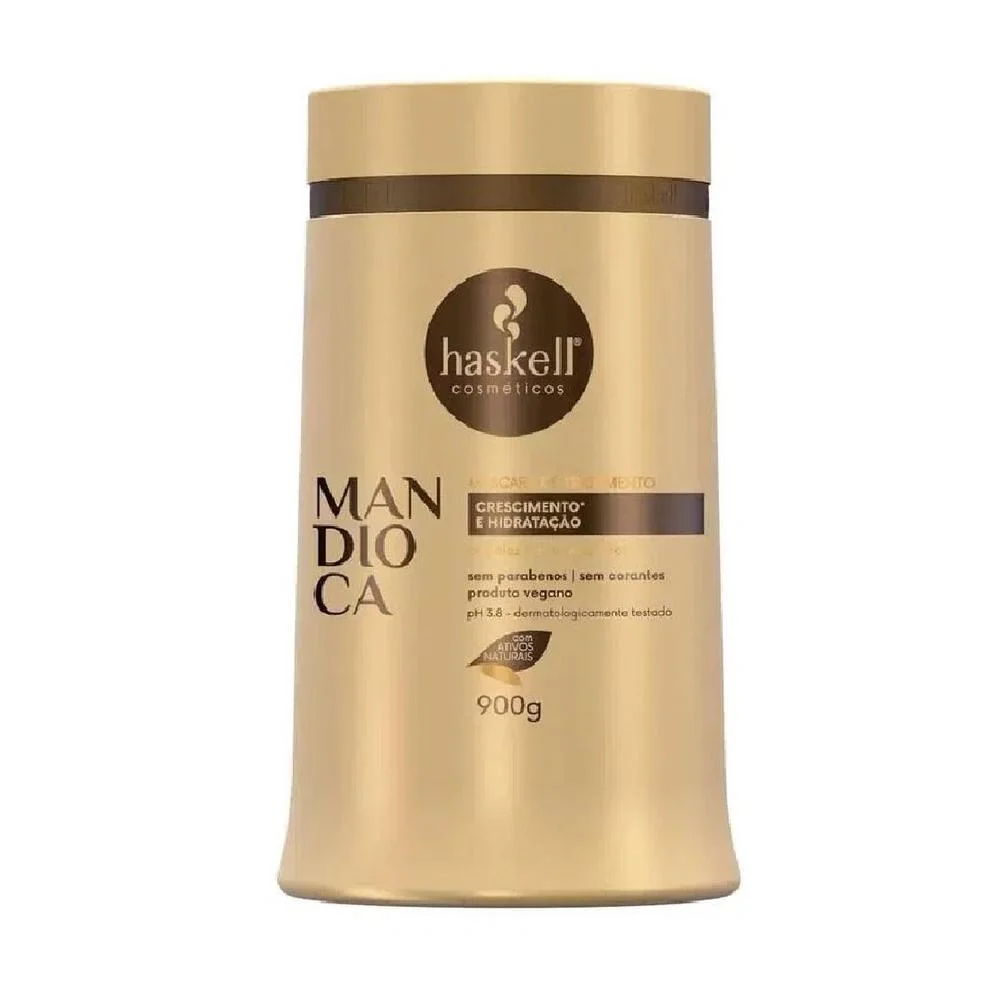 Haskell Máscara Capilar Mandioca Crescimento Hidratação 900g
