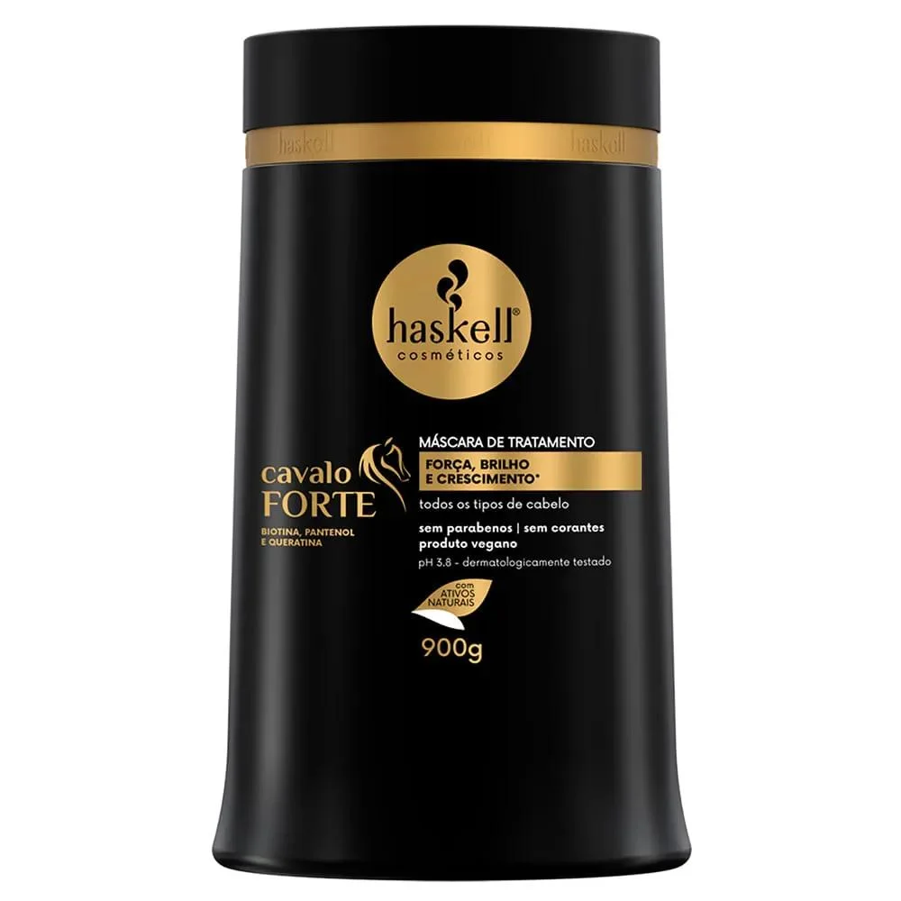 Haskell Máscara Capilar Cavalo Forte Força Brilho e Crescimento 900g
