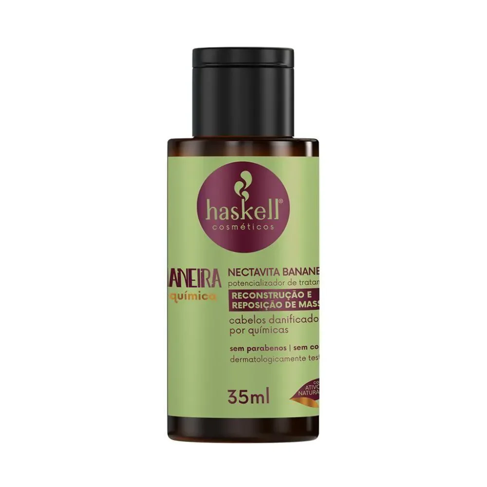 Nectativa Bananeira Pós Química Cabelos Danificados Haskell 35Ml