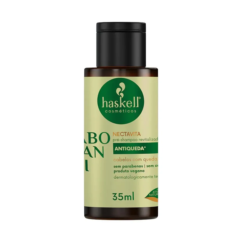 Pré Shampoo Revitalizador Nectavita Jaborandi 35ml - Haskell Cosméticos