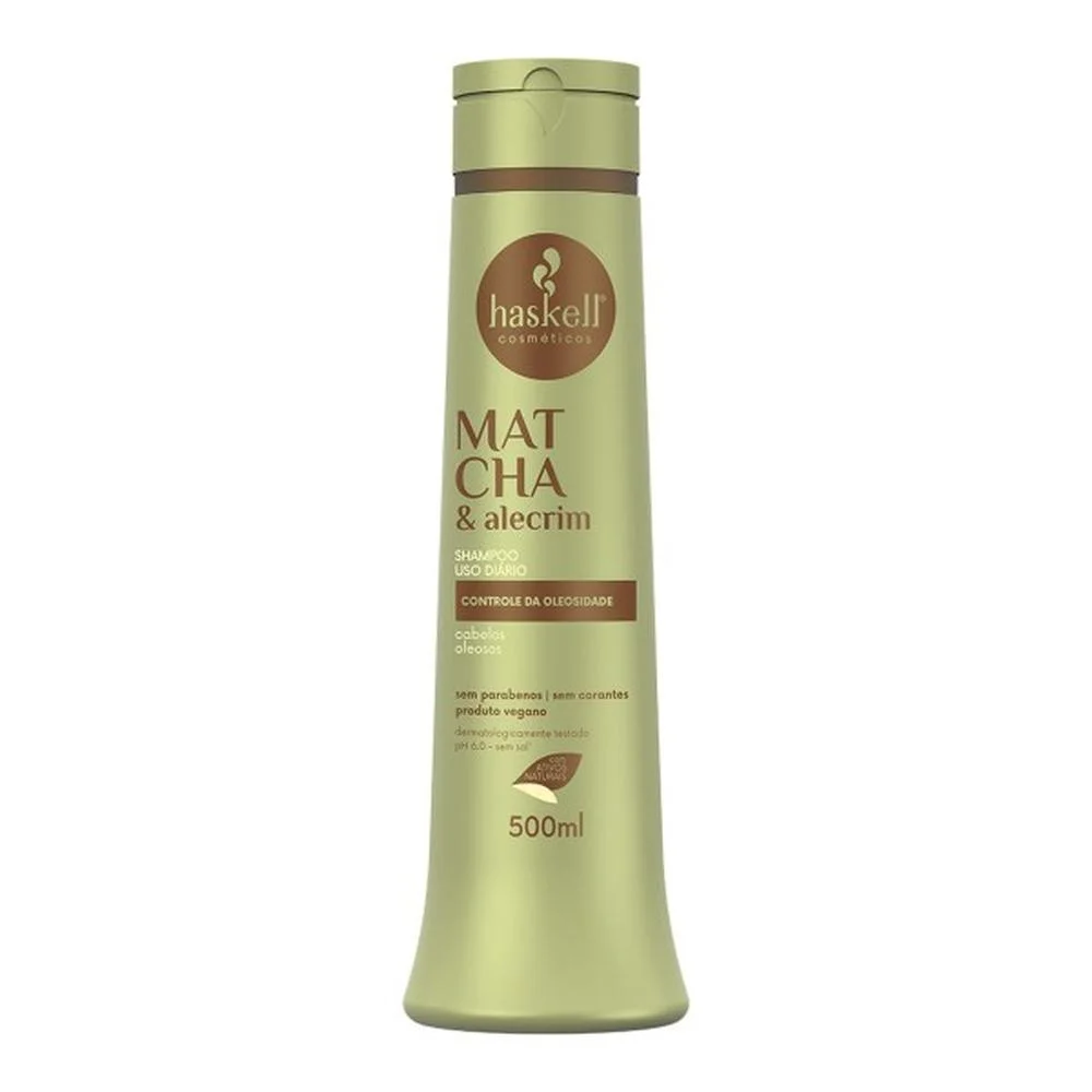 Shampoo Haskell Matcha e Alecrim Controle da Oleosidade 500ml