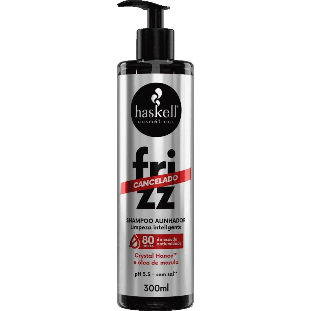 Shampoo Alinhador Cuticulas Haskell Frizz Cancelado 300Ml