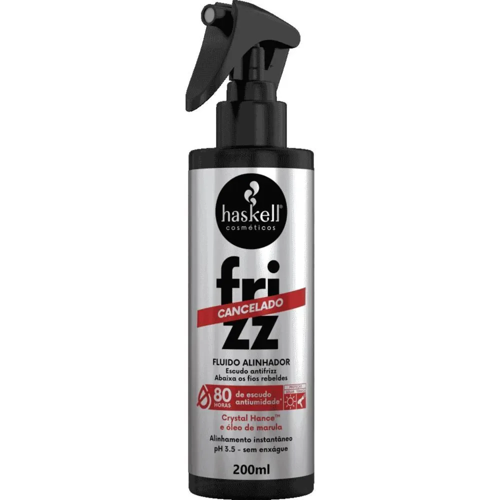 Fluido Alinhador Antifrizz Haskell Frizz Cancelado 200Ml