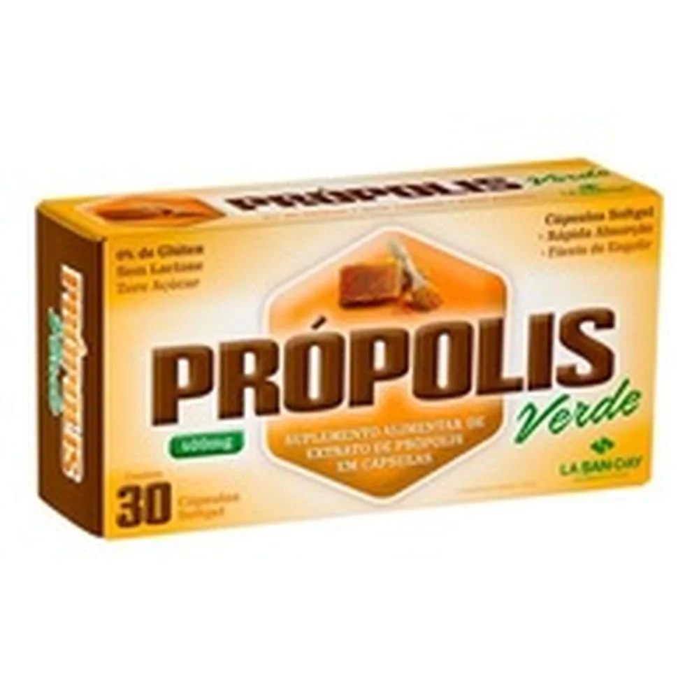 Própolis Verde 400mg com 30 Cápsulas