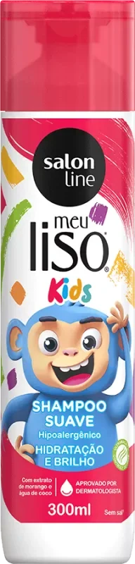 SHAMPOO SALON LINE 0300ML MEU LISO KIDS