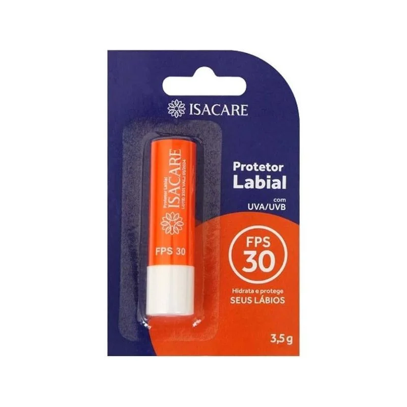 Protetor Labial Isacare FPS30 Bastão 3,5g