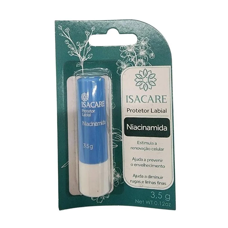 Protetor Labial com Niacinamida Isacare 3,5g
