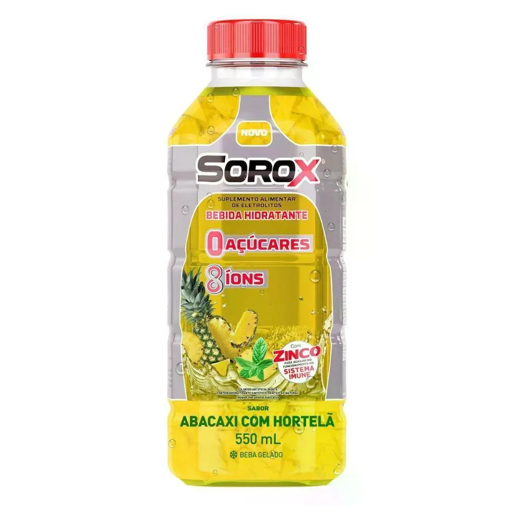 Sorox Sabor Abacaxi com Hortelã 550ml