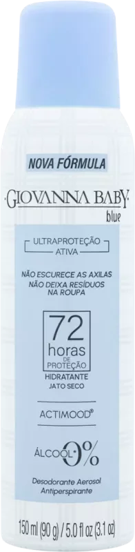 DESODORANTE GIOVANNA BABY AEROSSOL 150ML BLUE