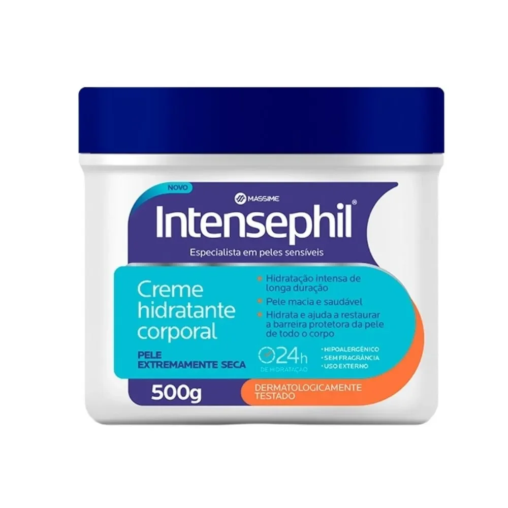 Creme Hidratante Corporal Intensephil Pele Extremamente Seca 500g