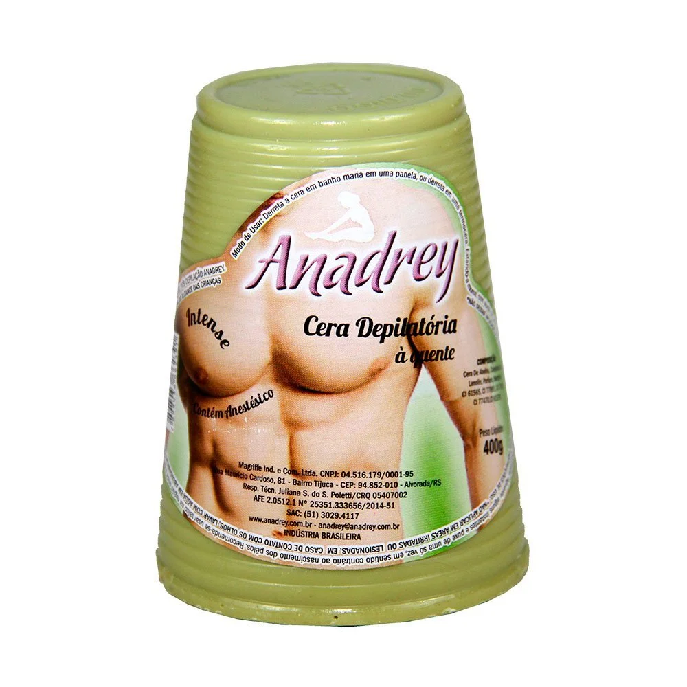 Cera Depilatoria Anadrey Quente Intense 400G