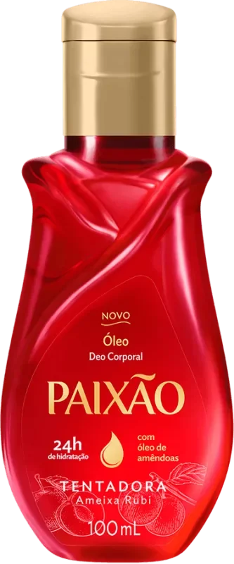 ÓLEO CORPORAL PAIXÃO 100ML TENTADORA