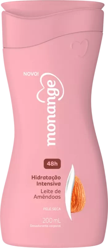 HIDRATANTE MONANGE 200ML LEITE DE AMÊNDOAS