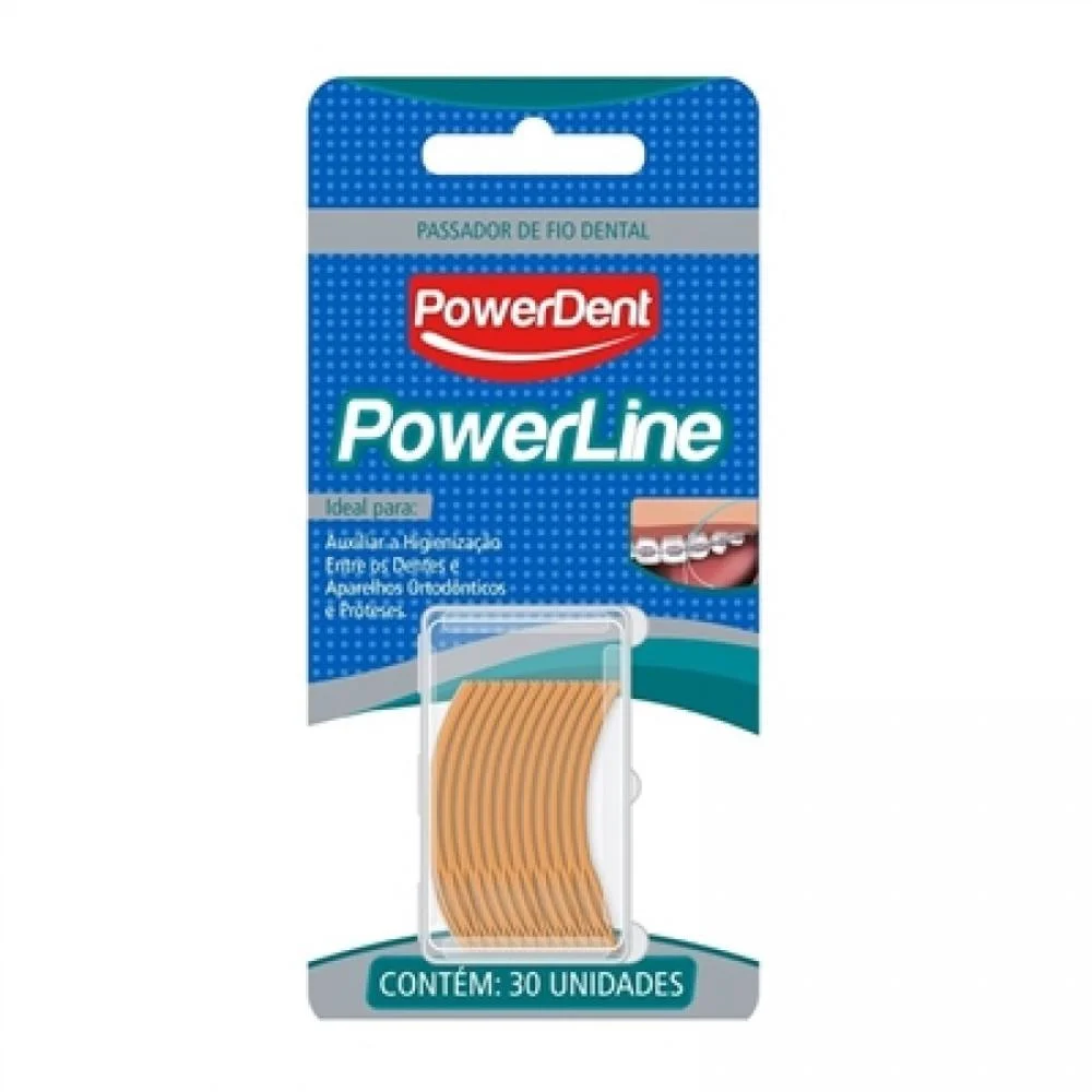 Passa Fio Condutor Dental Powerdent com 30 Unidades