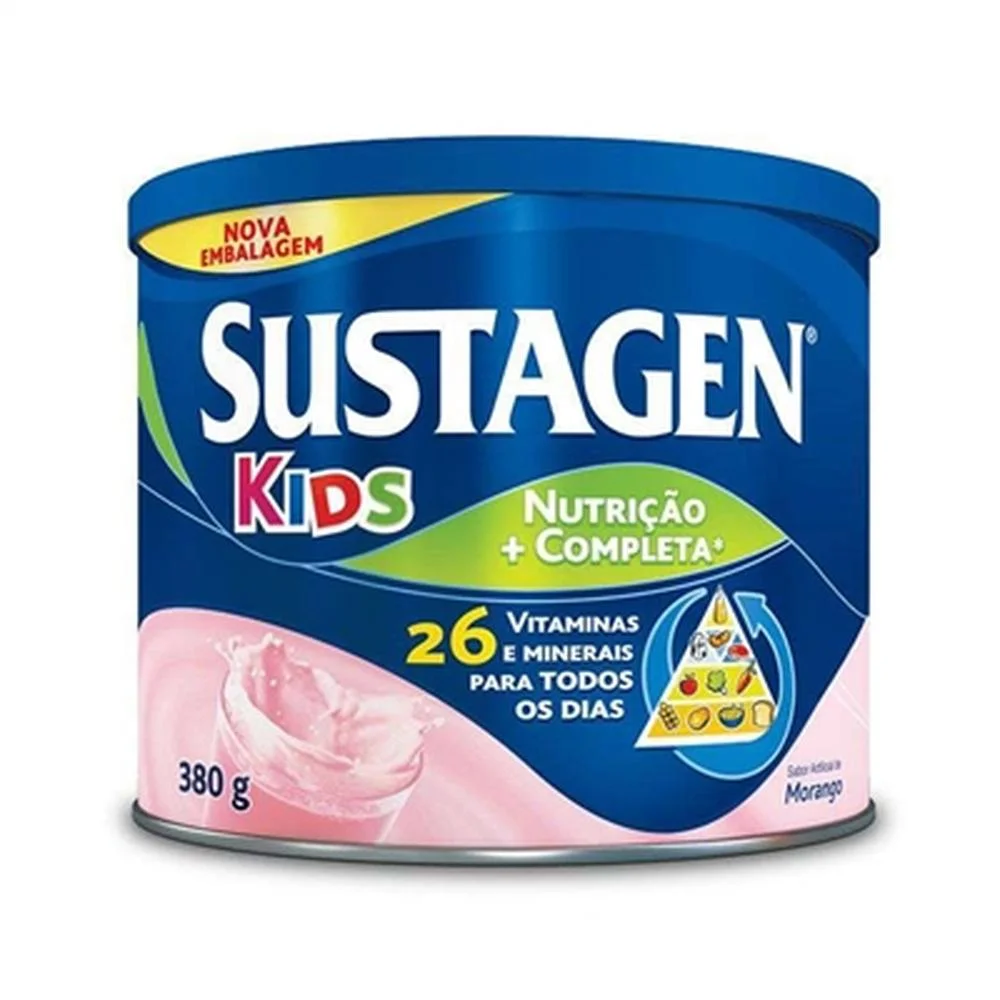 Complemento Alimentar Sustagen Kids Morango 380g