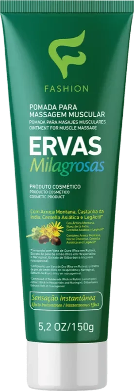 POMADA FASHION 150G ERVAS MILAGROSAS