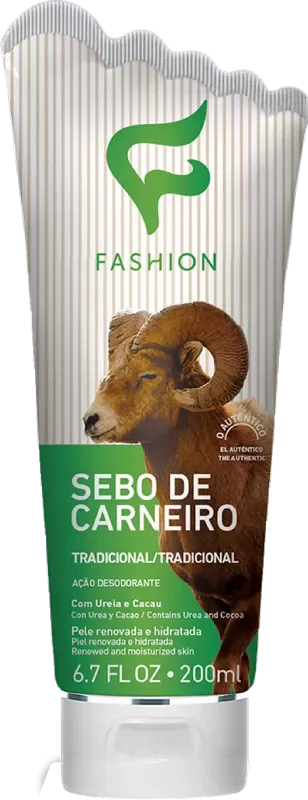 SEBO DE CARNEIRO CREME FASHION 200ML TRADICIONAL