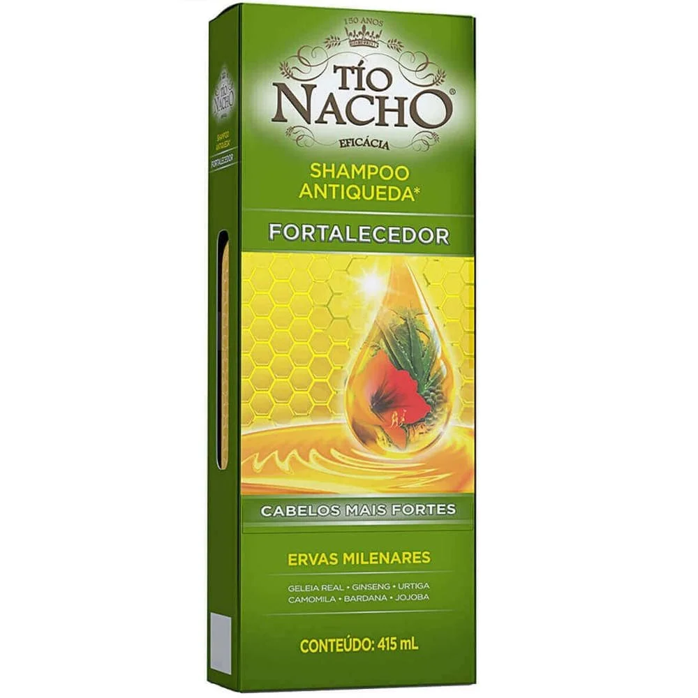 Shampoo Tio Nacho Antiqueda Ervas Milenares 415ml