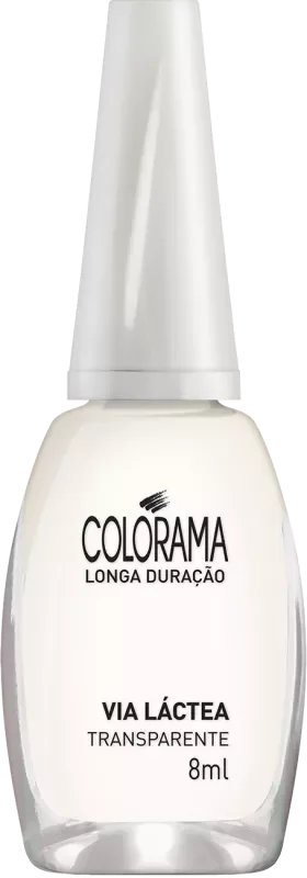 ESMALTE COLORAMA COMERCIAL 8ML VIA LÁCTEA TRANSPARENTE