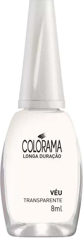 ESMALTE COLORAMA COMERCIAL 8ML VÉU TRANSPARENTE