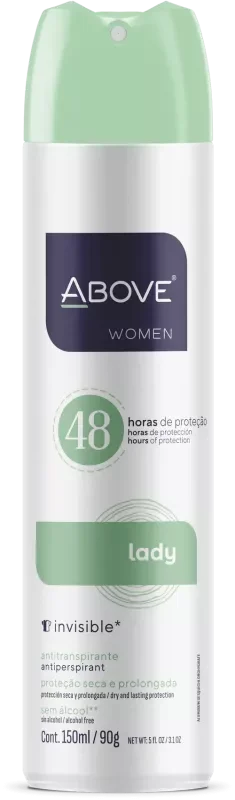 DESODORANTE ABOVE AEROSSOL 150ML WOMEN LADY