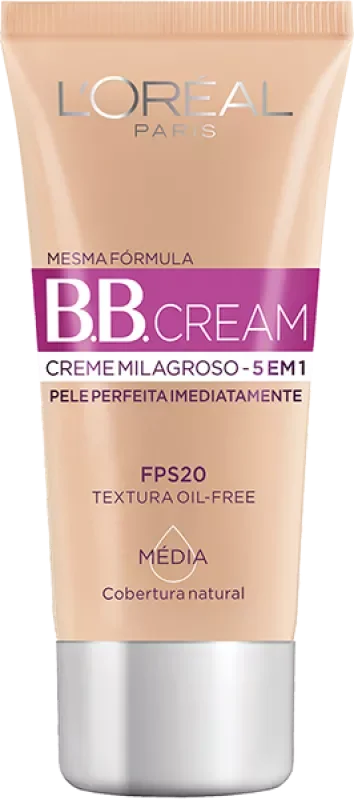 BB CREAM FACIAL LOREAL 30ML MÉDIA