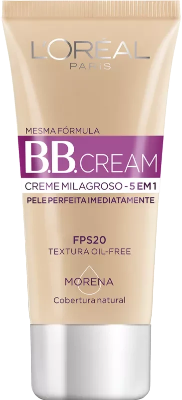 BB CREAM FACIAL LOREAL 30ML MORENA