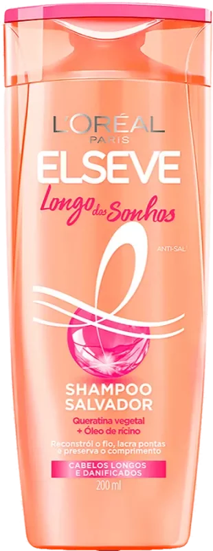 SHAMPOO ELSEVE 200ML LONGO DOS SONHOS