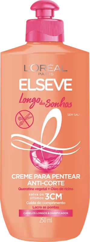 CREME PARA PENTEAR ELSEVE 250ML LONGO DOS SONHOS