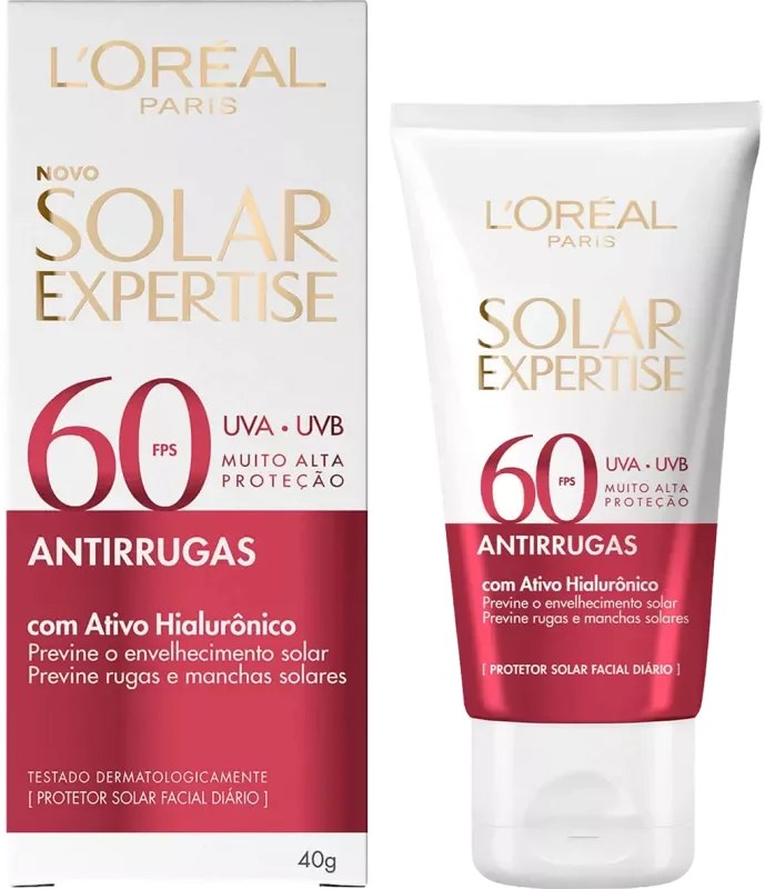 PROTETOR SOLAR FACIAL LOREAL 040G F60 ANTIRRUGAS
