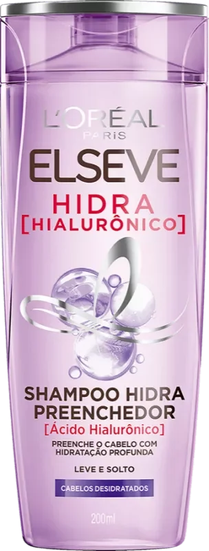 SHAMPOO ELSEVE 200ML HIDRA HIALURÔNICO