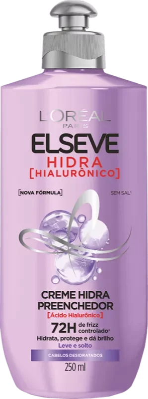 CREME PARA PENTEAR ELSEVE 250G HIDRA HIALURÔNICO