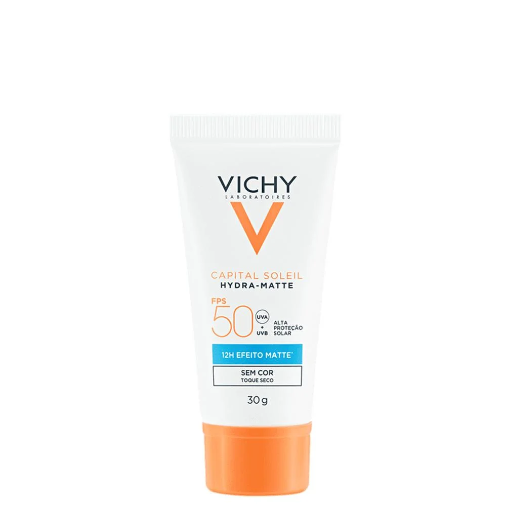 Protetor Solar Facial Capital Soleil Hydra-Matte FPS 50 Vichy 30g