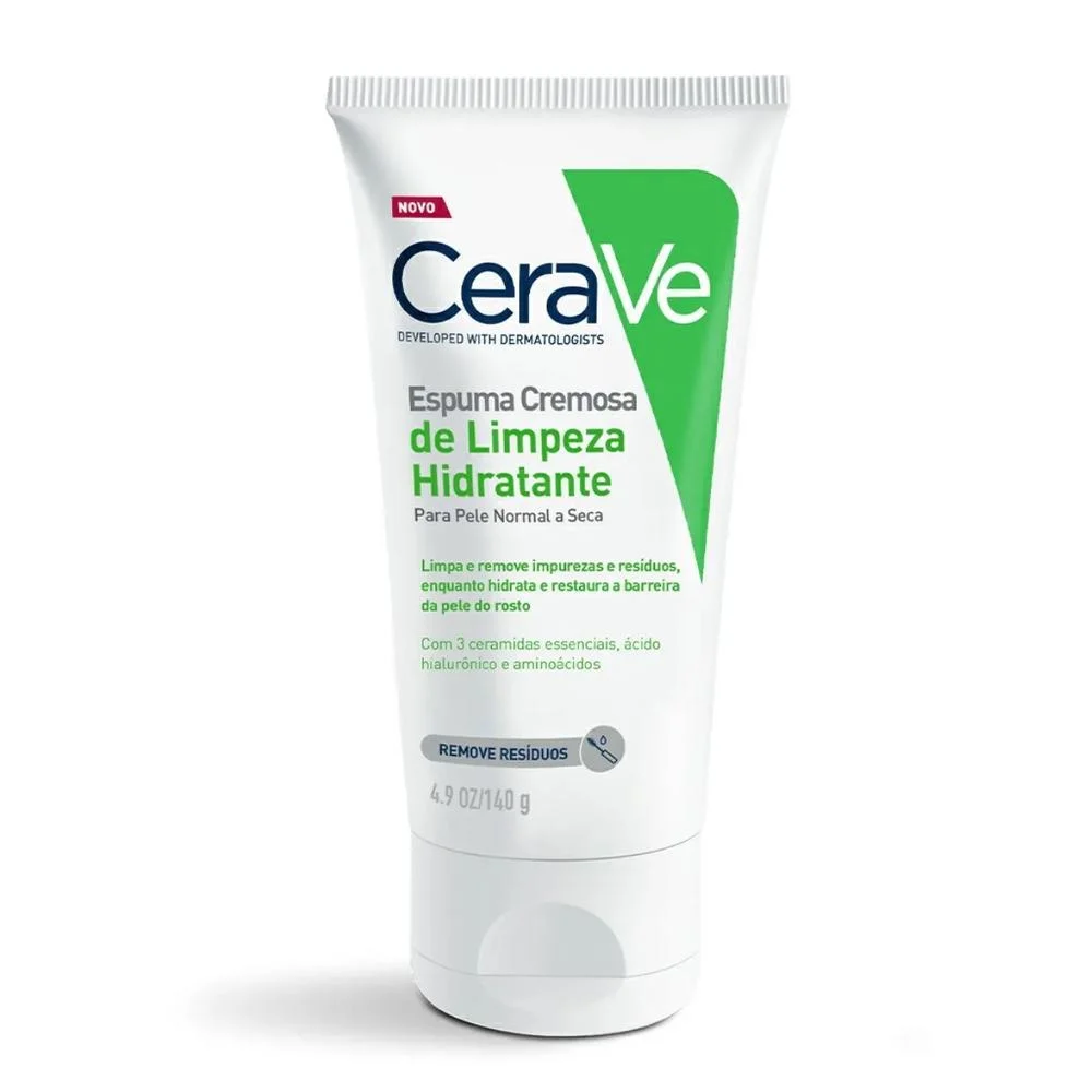 Espuma Cremosa de Limpeza Hidratante Cerave 140g