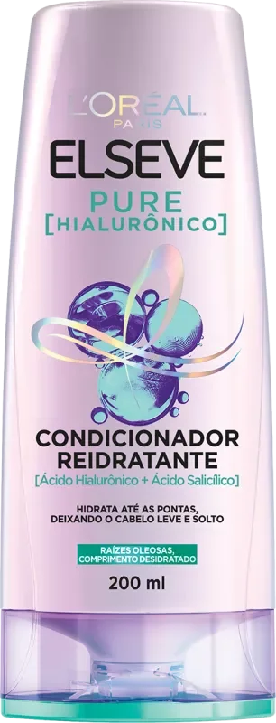 CONDICIONADOR ELSEVE 200ML PURE HIALURÔNICO