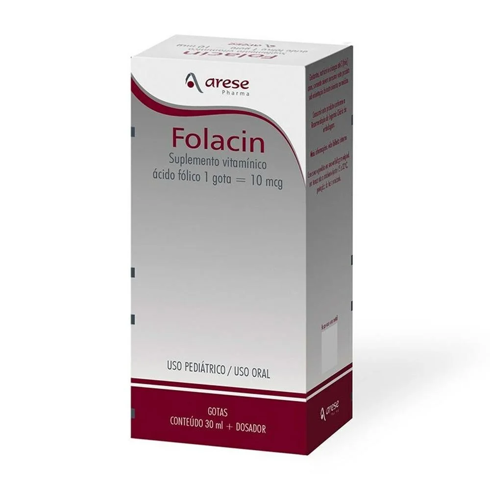 Folacin 0,2mg/ml Solução de Uso Oral Frasco Gotejador 30ml
