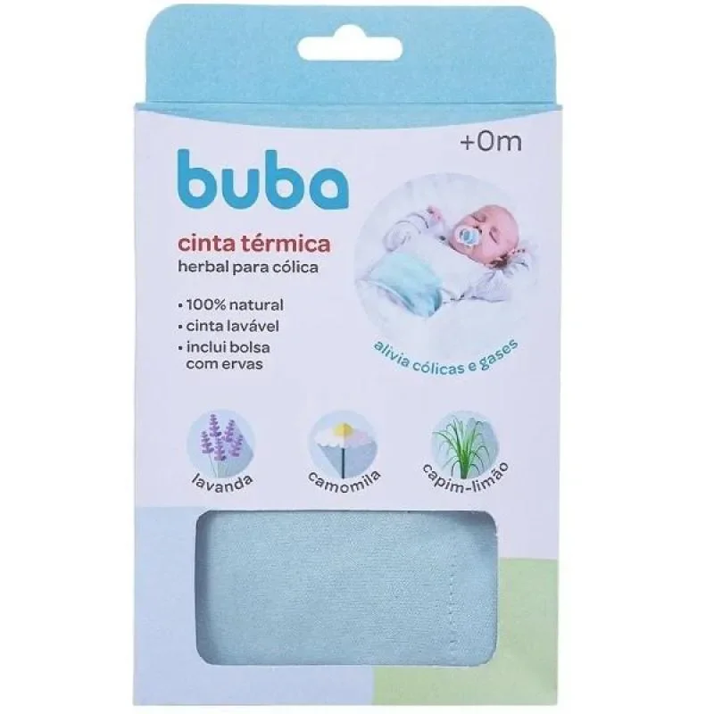 Cinta Termica para Colica Bebe com Ervas Buba Rosa