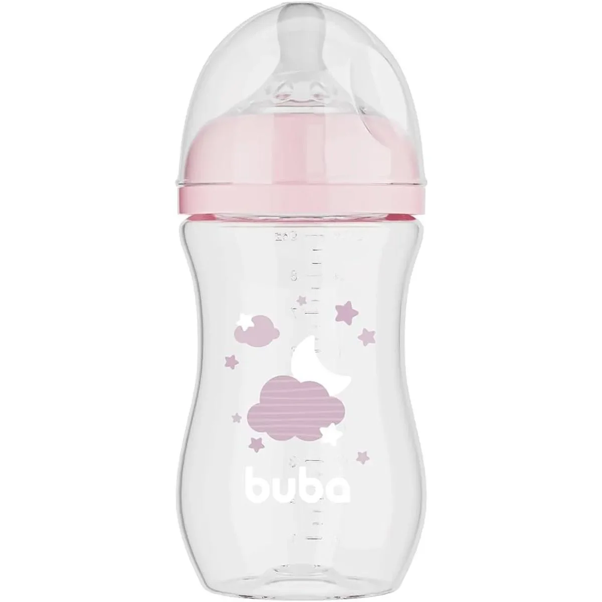 Buba Mamadeira Easy Flow Nuvem Rosa 270ml (7908103772561)