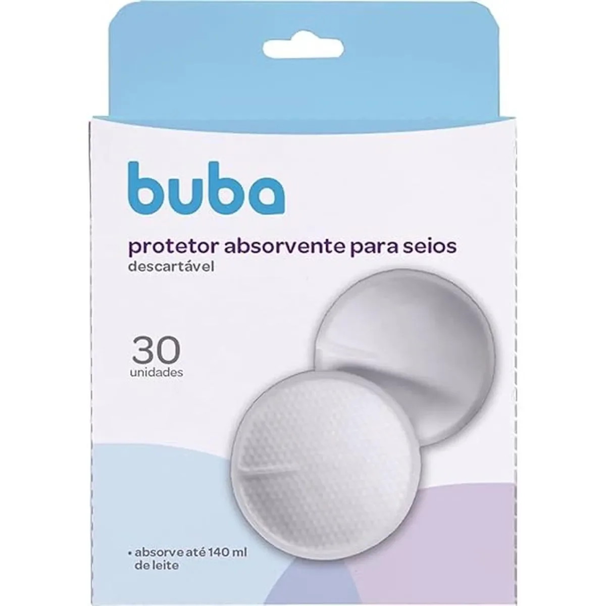 Buba Protetor Absorvente para Seios Descartáveis 30 Unidades (7908103785394)