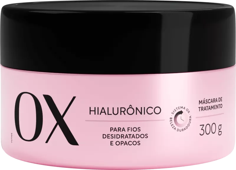 MÁSCARA CAPILAR DE TRATAMENTO OX 300G HIALURÔNICO