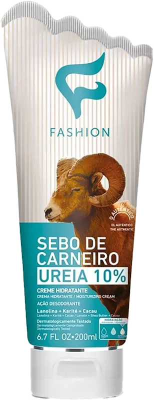 SEBO DE CARNEIRO CREME FASHION 200ML UREIA 10%