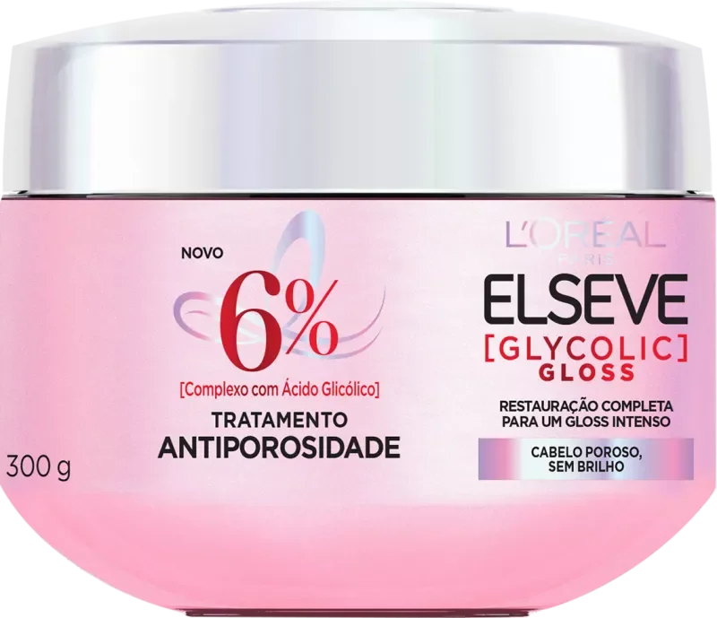 CREME DE TRATAMENTO ELSEVE 300G GLYCOLIC GLOSS