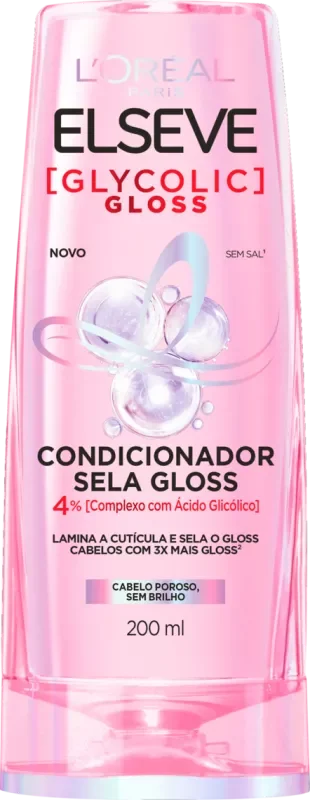 CONDICIONADOR ELSEVE 200ML GLYCOLIC GLOSS