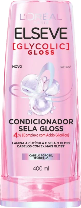 CONDICIONADOR ELSEVE 400ML GLYCOLIC GLOSS